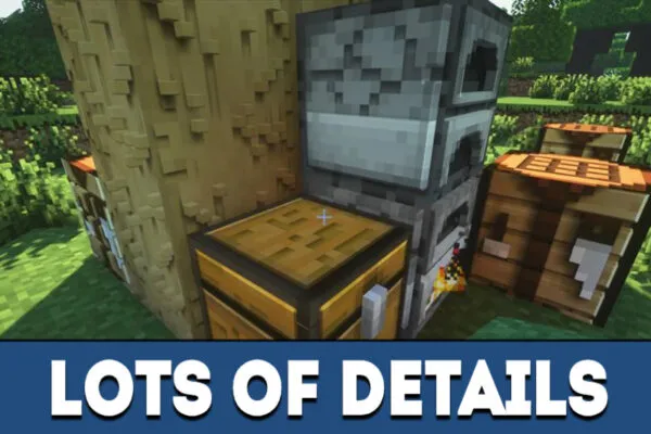 Lots of details textures in MCPE