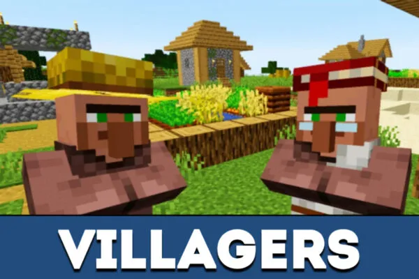 Villagers in Minecraft PE 1.11