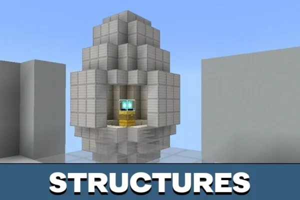 Structures from Skywars Map for Minecraft PE