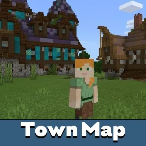 Town Map for Minecraft PE