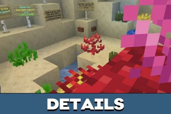 Details from Dropper Map for Minecraft PE