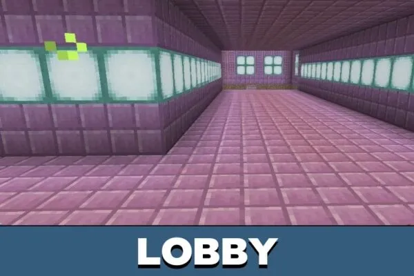 Lobby from Dropper Map for Minecraft PE