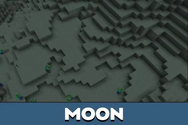 Moon from Space Mod for Minecraft PE