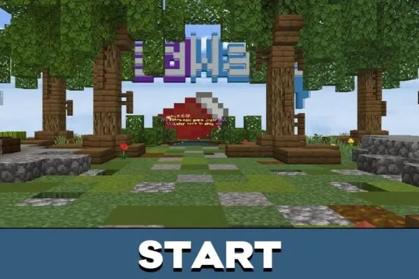 Start from Bedwars Map for Minecraft PE