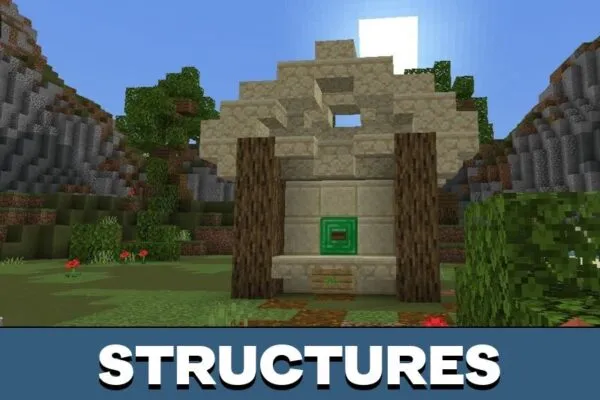 Structures from Bedwars Map for Minecraft PE