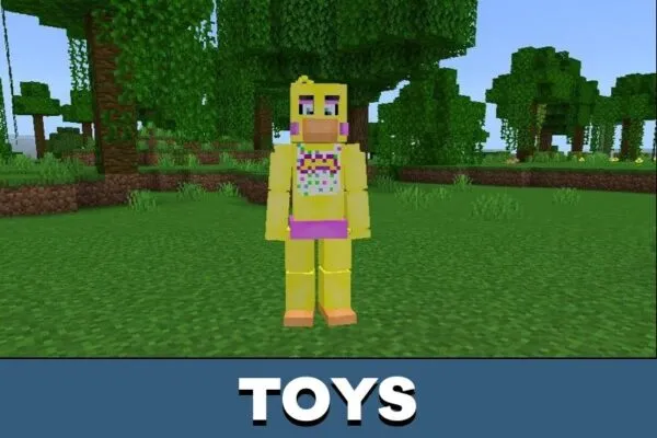 Toys from Fnaf Mod for Minecraft PE