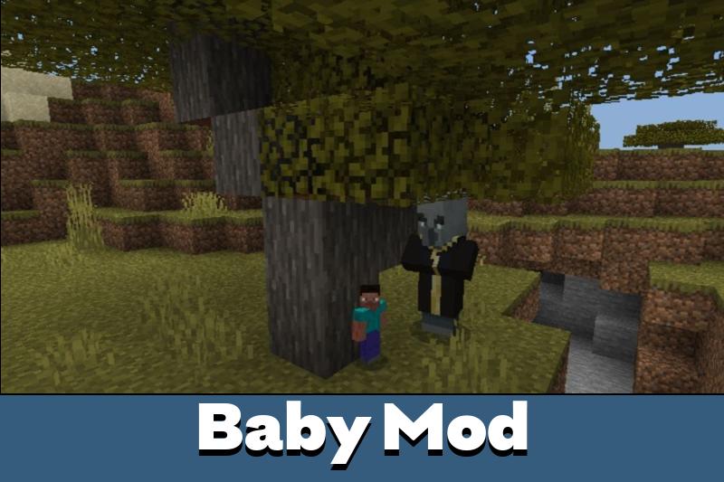Minecraft PE Baby Mod Download 1.20 / Baby Mod For Minecraft