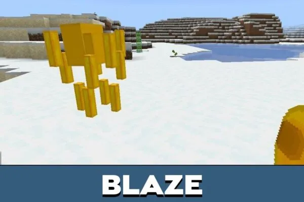 Blaze from Among US Mod for Minecraft PE