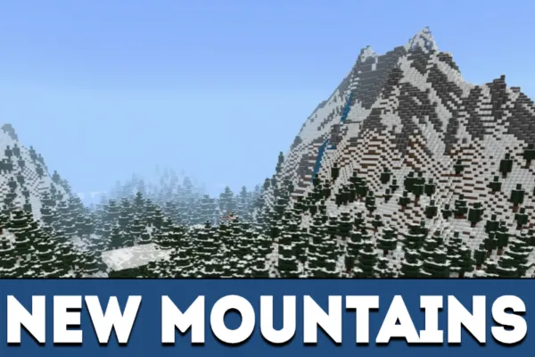 New mountains in Minecraft PE