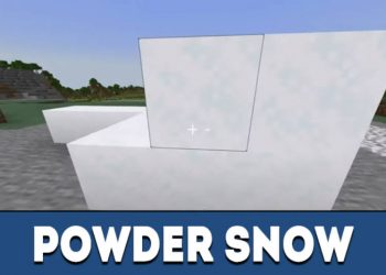 Powder snow in MCPE 1.16