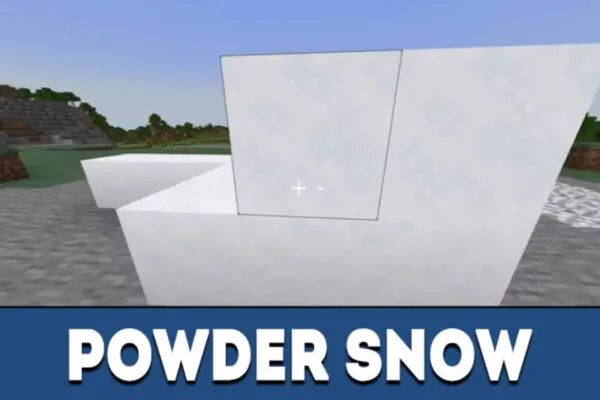 Powder snow in MCPE 1.16