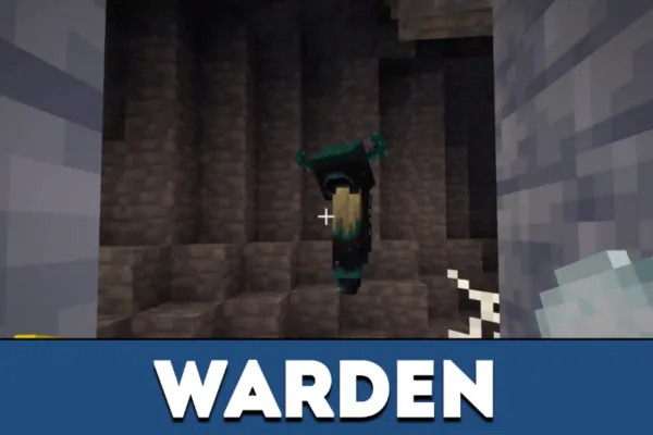 Warden in Minecraft PE 1.18