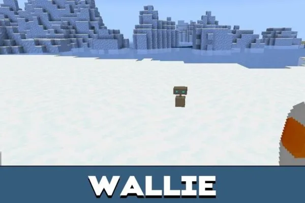 Wallie from Among US Mod for Minecraft PE