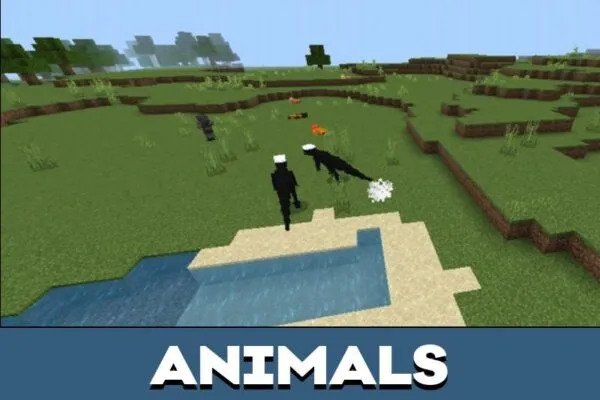 Animals from SCP Mod for Minecraft PE