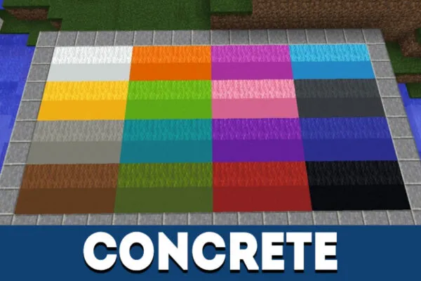 Concrete blocks in MCPE 1.1