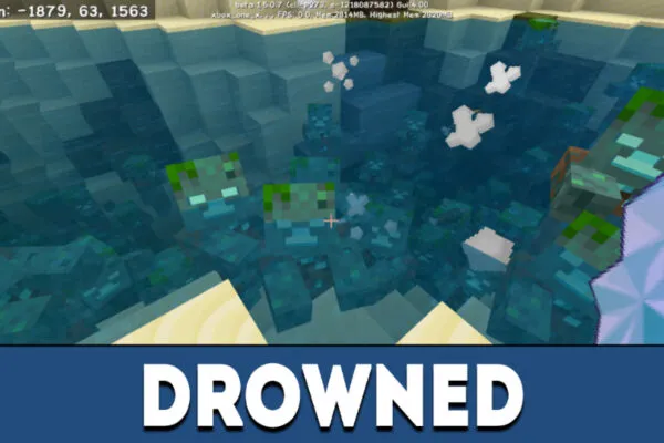 Drowned in MCPE 1.4