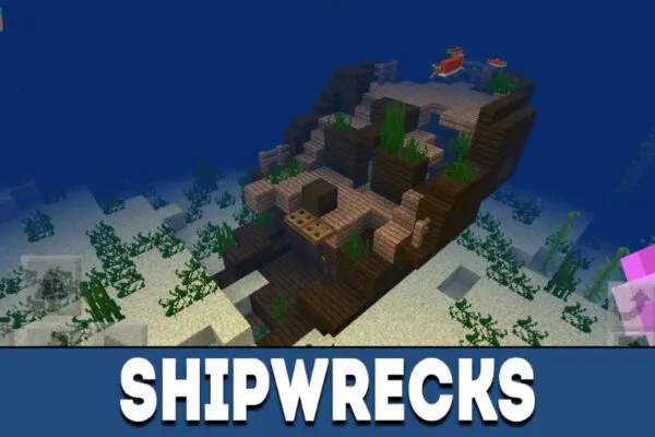 Shipwrecks in MCPE 1.4