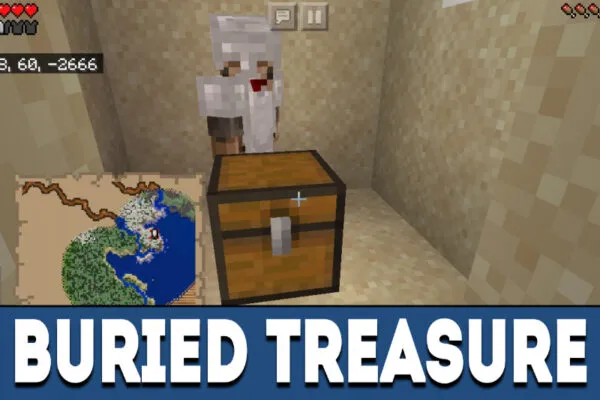 Buried Treasure in MCPE 1.4