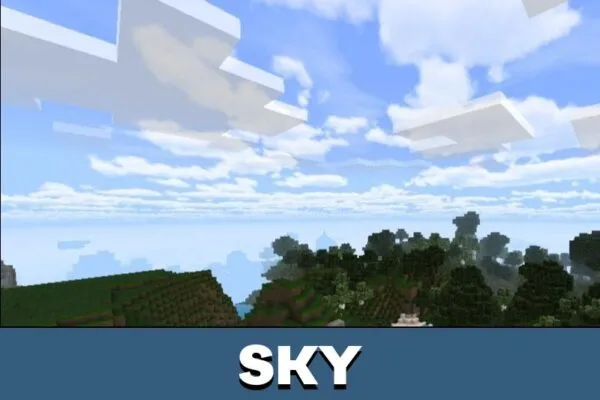 Sky from HD Texture Pack for Minecraft PE