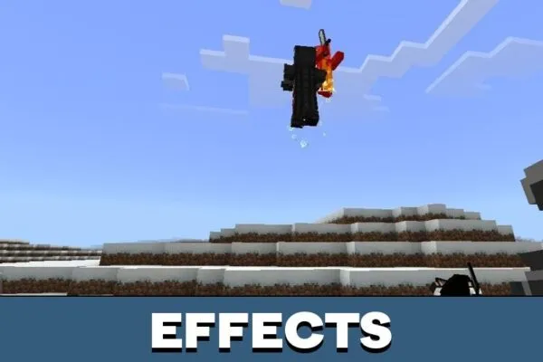 Effects from Superhero Mod for Minecraft PE