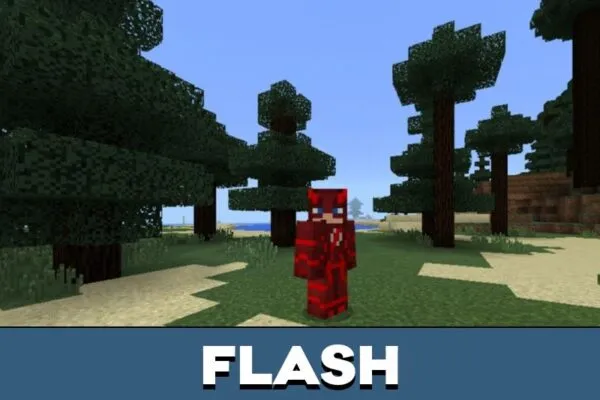 Flash from Superhero Mod for Minecraft PE