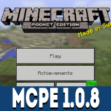 Baixe Minecraft Pocket Edition 1.0.8 (Sem erro de análise)