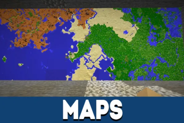 Maps in MCPE 0.14