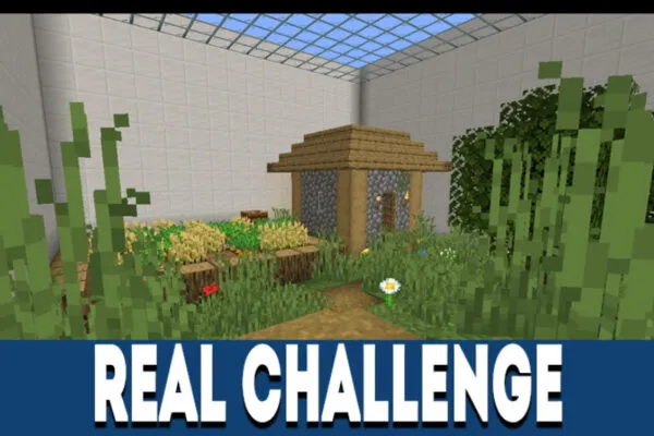 Real challenge in Find the Button MCPE Map