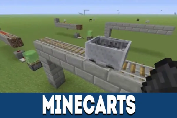 Minecarts in MCPE 0.14