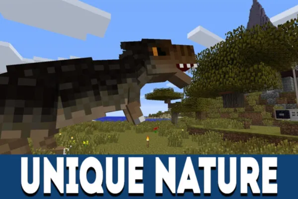 Unique Nature in ARK MCPE Mod