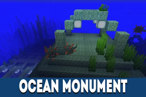 Ocean monument in MCPE 0.16