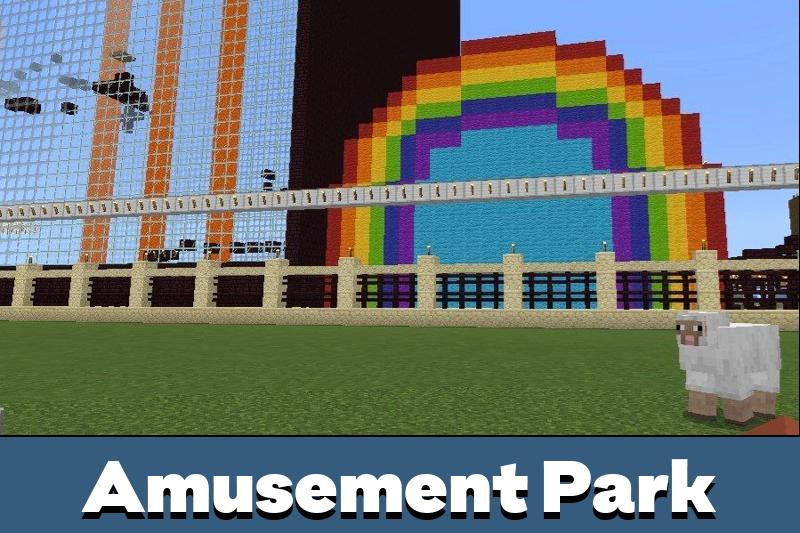 Download Amusement Park Map for Minecraft PE - Amusement Park Map for MCPE