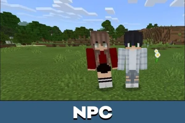 NPC from Comes Alive Mod for Minecraft PE