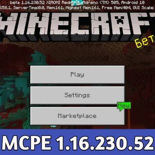 Minecraft PE 1.16.230.52