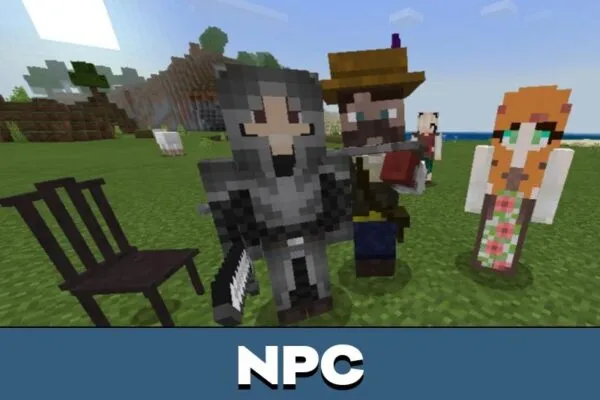 NPC from Villager Mod for Minecraft PE