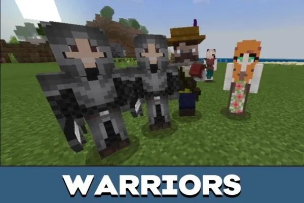 Warrior from Villager Mod for Minecraft PE