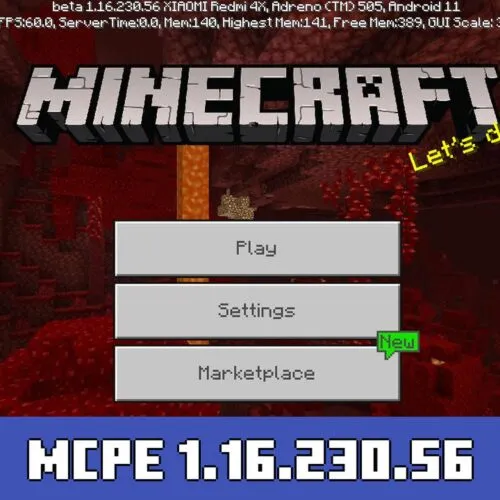 Minecraft PE 1.16.230.56