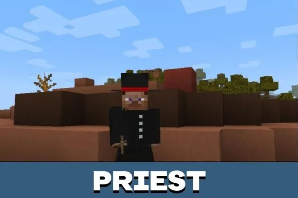 Priest from Vampire Mod for Minecraft PE