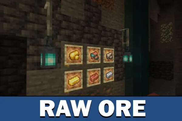 Raw Ore Minecraft PE 1.17