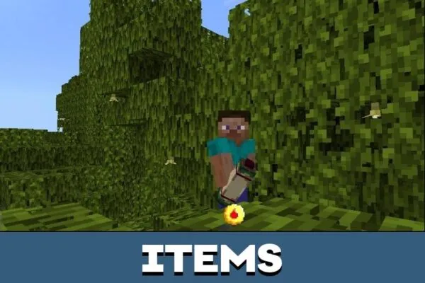 Items from Naruto Mod for Minecraft PE