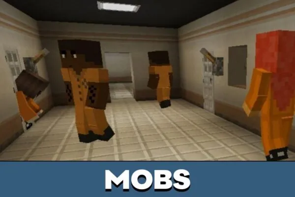 Mobs from SCP Map for Minecraft PE