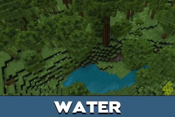 Water from PVP Texture Pack in Minecraft PE