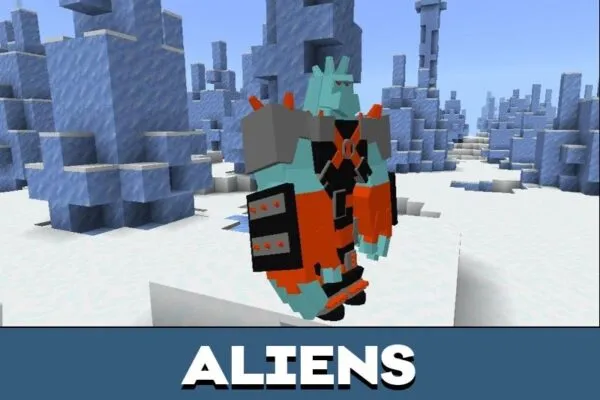 Aliens from Ben Ten Mod for Minecraft PE