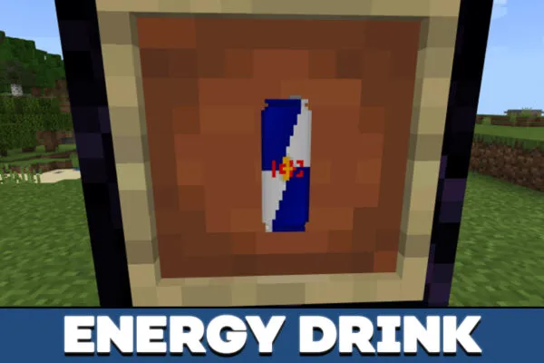 Energy Drink in Crafting Dead mod in Minecraft PE