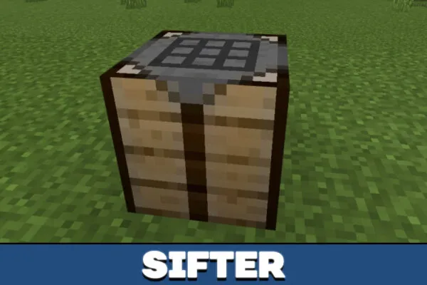 Sifter in dino mod in Minecraft PE