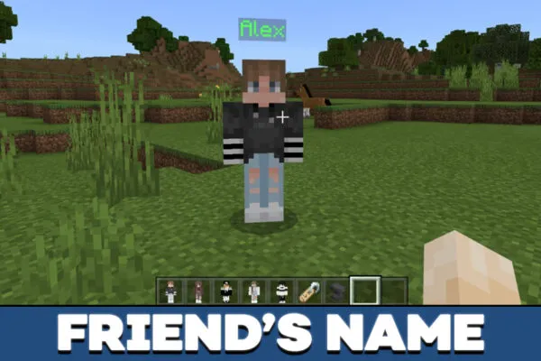 Names from Friend Mod for Minecraft PE