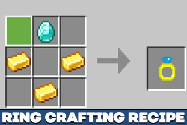 Ring crafting recipe in girlfriend mod in Minecraft PE