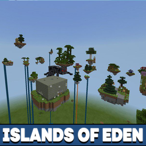 Download Minecraft PE Islands of Eden Map Hardcore Survival Island Map