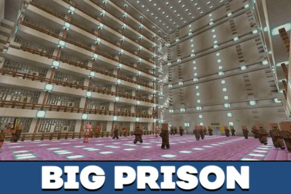 Big Prison in MInecraft PE