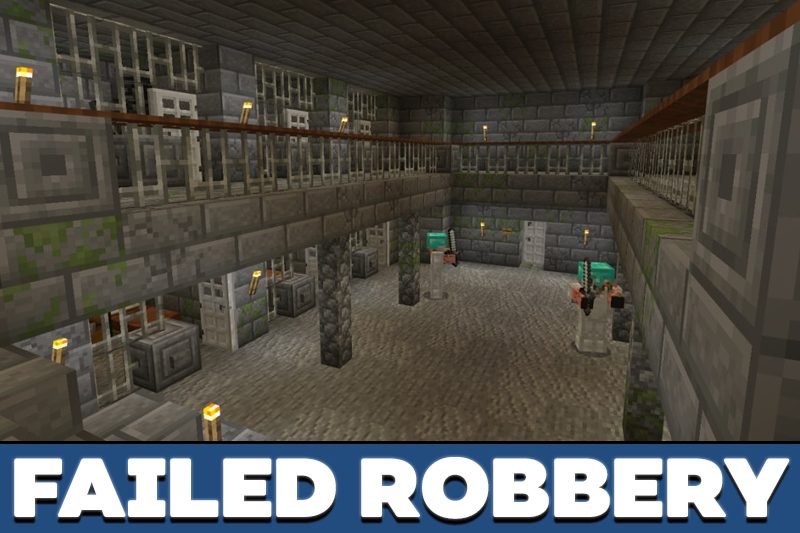 Prison Escape Maps for MCPE 🚔 1.3.0 Free Download